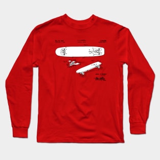 SKATEBOARD PATENT Long Sleeve T-Shirt